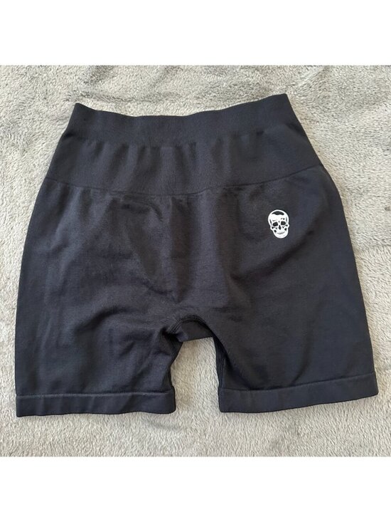 Gym Reapers Pants - Gym Reapers Black Biker Shorts Women's SMALL Scrunch Athletic Gymreapers